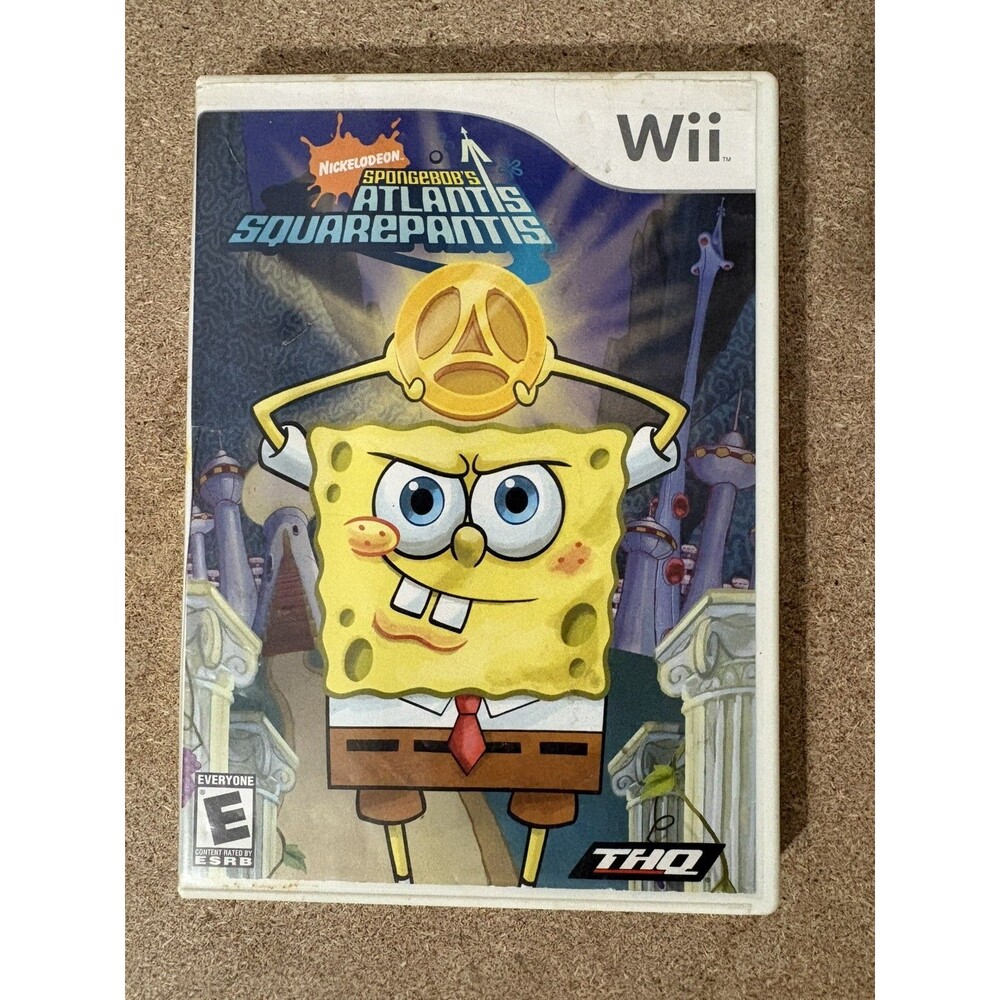 Nintendo Wii SpongeBob's Atlantis Squarepantis Video Game